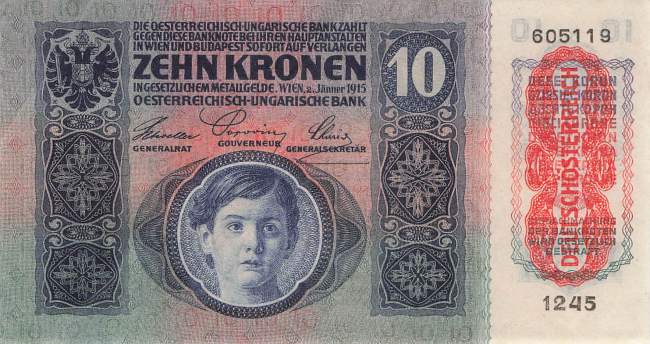 10 Kronen p.51a-2 1919